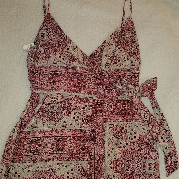 Lush Womens NWT Cara Patchwork Jumpsuit - Picture 3 of 4
